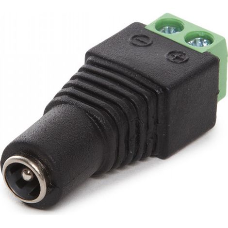 CONECTOR DC PARA TIRA LED HEMBRA