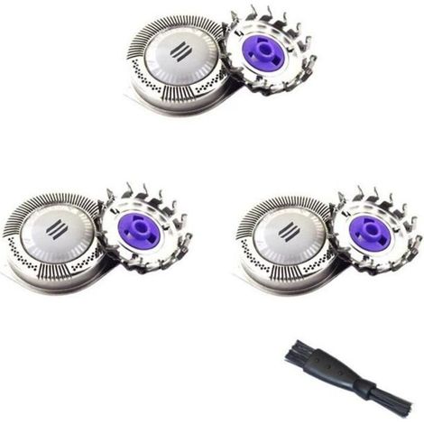 remplacement HQ8 / 50 têtes de rasoir pour Philips PT739 PT737 PT727 + brosse de nettoyage (1/4)