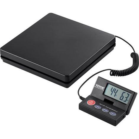 Balance Postale Numérique 50 kg Pèse-colis de Précision 2 g avec Minuterie Fonction Tare Maintien Écran LCD Pliable 90° Balance Portable pour Bagage Maison Poste Alimentation CA/CC Certifiée FCC (1/5)