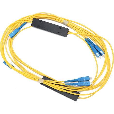 2 répartiteurs de fibres optiques 1x2, perte d'insertion max. 3,8 dB, uniformité du canal max. 0,6 dB (1/5)