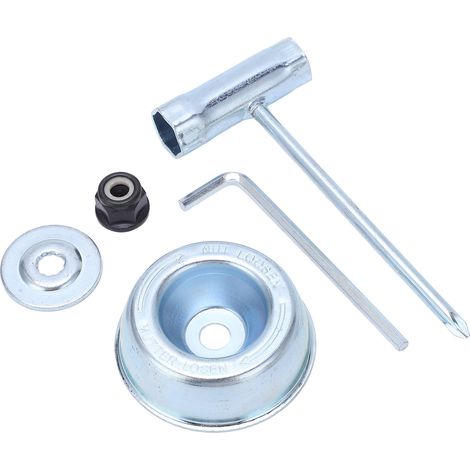 Kit d'adaptateurs de lame en 5 pièces 4126-642-7600, kit de rondelles d'entretien pour tondeuses à gazon et débroussailleuses STIHL. (1/5)