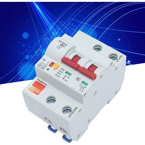 Intelligenter 2-poliger Schalter mit Fernbedienung, WLAN und Bluetooth, 40-A-Leistungsschalter (1/5)