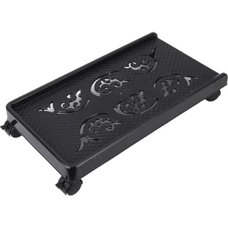 Support pour tour d'ordinateur, Support CPU mobile, conception robuste avec 4 roulettes pivotantes, capacité 30 kg, usage domestique et bureau. (1/5)