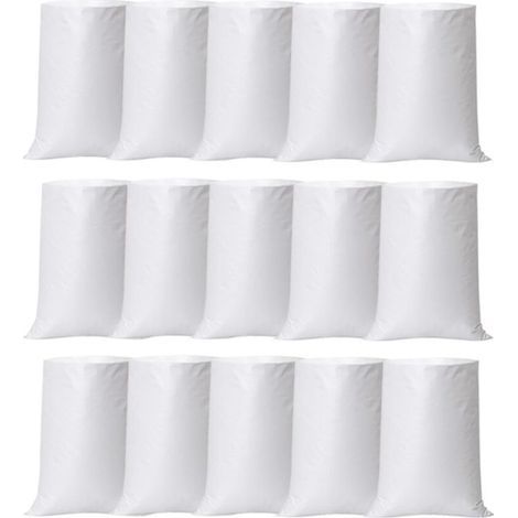 15 Pieces Rubble Bags, Heavy Duty Sand and Soil Bags - 60x100cm, Reusable (1/5)