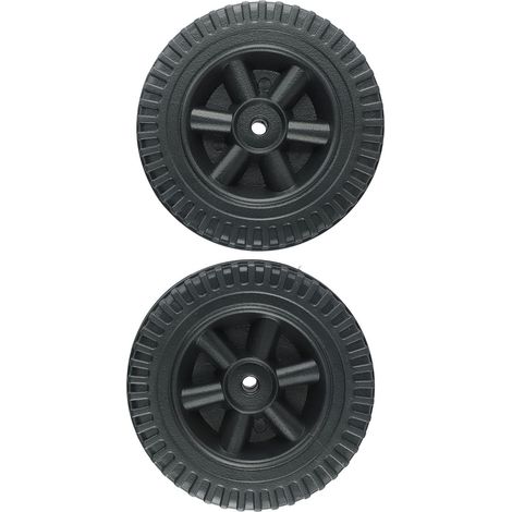 Paryou – Lot de 2 roues de rechange 150mm pour barbecue à gaz – Plastique robuste – Diamètre trou 8-10mm – Facile à installer (1/5)