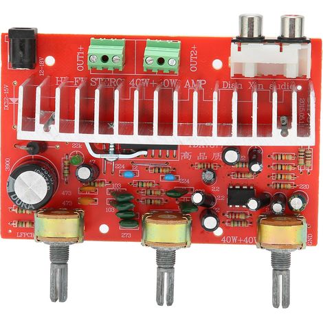 Carte Amplificateur Audio TDA7377, Module d'Amplification Puissance 12V 2A pour Haut-parleurs (1/5)