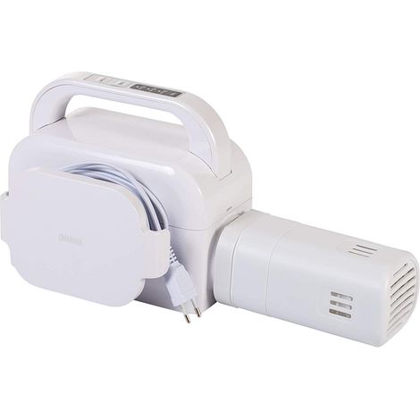 Woozoo, Chauffe-couverture électrique et sécheuse 2-en-1, 490W, Tuyau extensible, 3 réglages de minuterie, Pour literie, couverture - Bed Warmer BW-C1 - Blanc