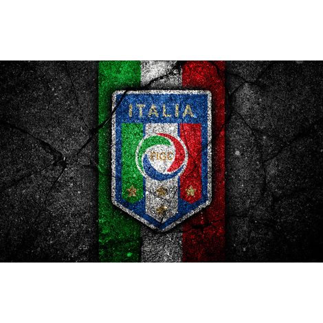Papier peint panoramique Foot / Football - FIGC Italia - 130 cm x 81 cm (1/2)