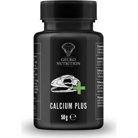 Gecko Nutrition Calcium Plus - calcio più, vitamine e minerali 50 g