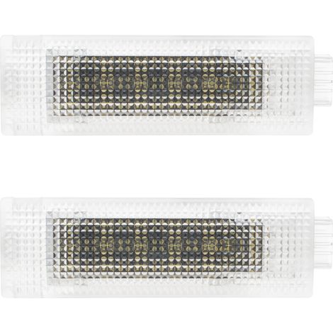 Juego de 2 l谩mparas de iluminaci贸n interior LED para Fiat 500L y 500X