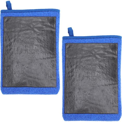 Juego de 2 guantes para la descontaminación del coche, una alternativa a las toallas tradicionales.