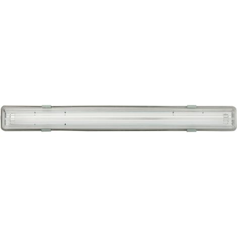 plafoniera Reglette lampada al neon 36 W in termo plastica bianca IP65 (1/2)