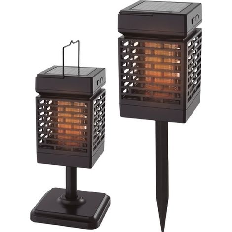 Estaca jardín solar LED mata insectos Alata 5W 1600-1800K IPX4