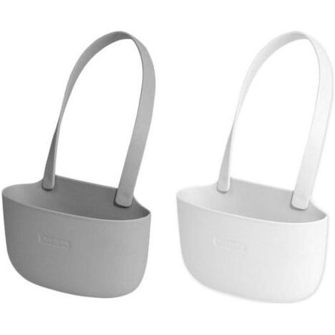 Ensemble de 2 porte-éponges Royaluxe pour évier de cuisine, organisateur de porte-éponges, porte-éponges pour évier, panier d'évier, porte-ustensiles de cuisine (1/5)