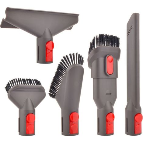 Accessoires d‘Aspirateur 5 en 1 pour Dyson V7 V8 V10 V11 V12 V15, avec Adaptateur V6 et Support Mural (1/5)