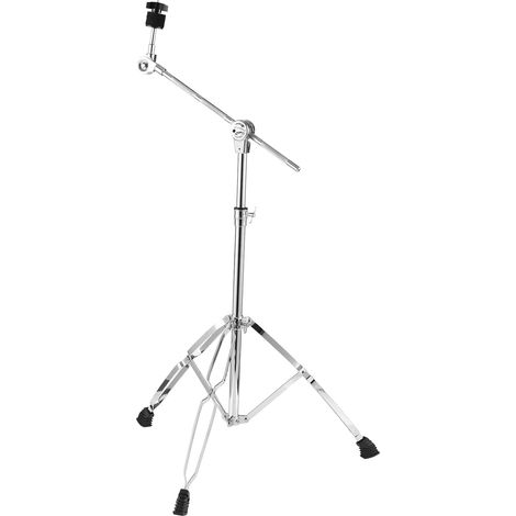 Use a straight cymbal stand with an arrow, and double-braced legs in the appropriate height (inches).