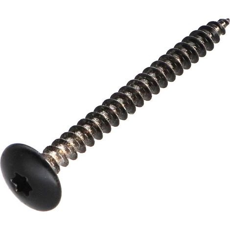 Vis Penture 4.5X50 Filetage total TORX T20 Acier chrome RAL9005 noir foncé 30%-1 pièce