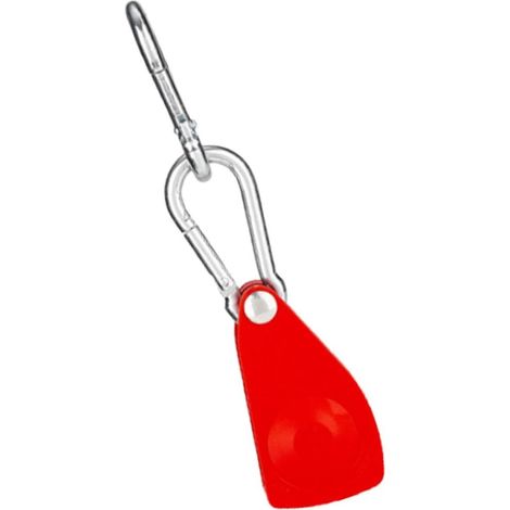 Poulie à cliquet tendeur de corde outil tension suspenseur mousquetons métal (1/5)