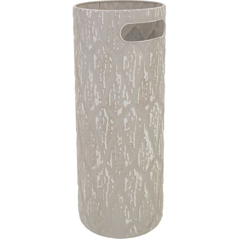 Paragüero de metal gris 20.5x20.5x50.5h cm