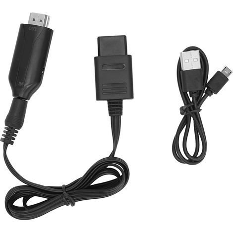 Adaptateur N64 vers HDMI avec 3 Modes Affichage, Câble Convertisseur Vidéo HD Plug & Play et Alimentation (1/5)