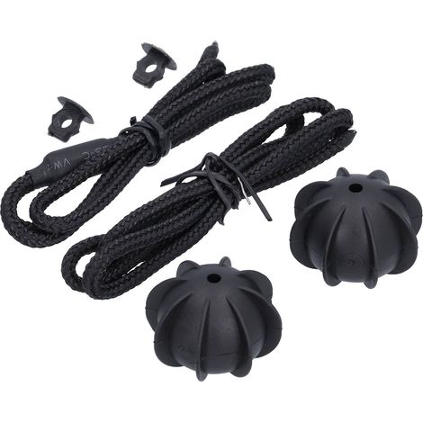 2 cordes de fixation pour tablette arrière, accessoire auto remplacement VW Golf 6, tendeurs de coffre, paire de sangles de maintien (1/5)