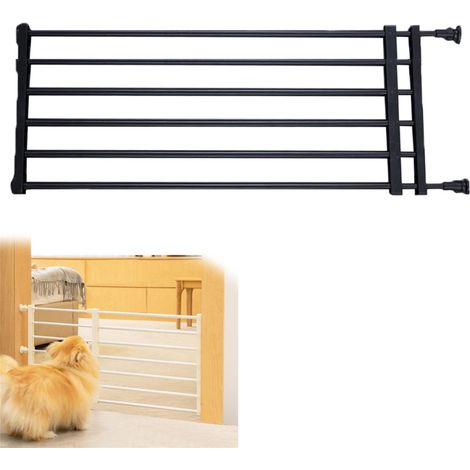 Porte pour animaux, cloison pour chien, barrière de séparation pour animaux, convient aux chats et chiens de petite et moyenne taille, clôture de séparation domestique 36 cm  59 cm-100 cm (réglable) (1/5)