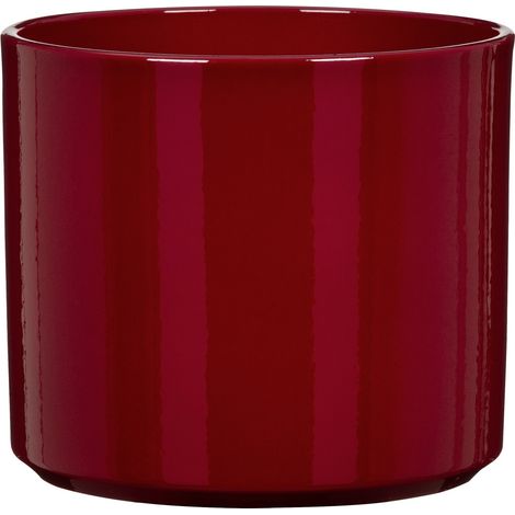 Scheurich Übertopf Serie 631 Intense Red Keramik Ø 14 x 13 cm rot Topf