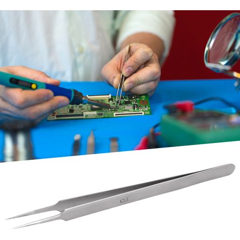 Pinces à fil volant BEST/BET-Q3, pinces à pointe ultra-fine, pinces de précision à embout coudé, pinces pour empreintes digitales de microscope (1/5)