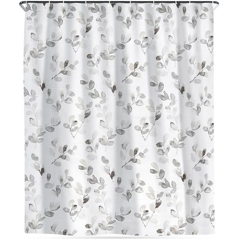 Cortina de ducha para bañera con ganchos, 180x180 cm (1/5)