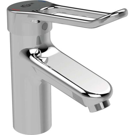 Miscelatore lavabo CERAPLUS 2 con maniglia ad anello, senza piletta cromata IDEAL STANDARD (1/2)