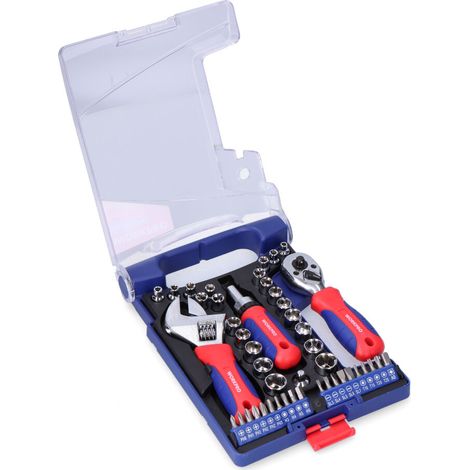 Conjunto de herramientas cortas de 46 piezas (1/2)