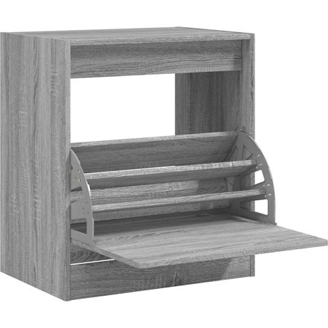 Maison Exclusive - Scarpiera Grigio Sonoma 60x42x69 cm in Legno Multistrato