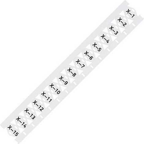 WAGO 211-835 211-835 Système de marquage de câbles Type de montage: pour collier serre-câbles Surfac