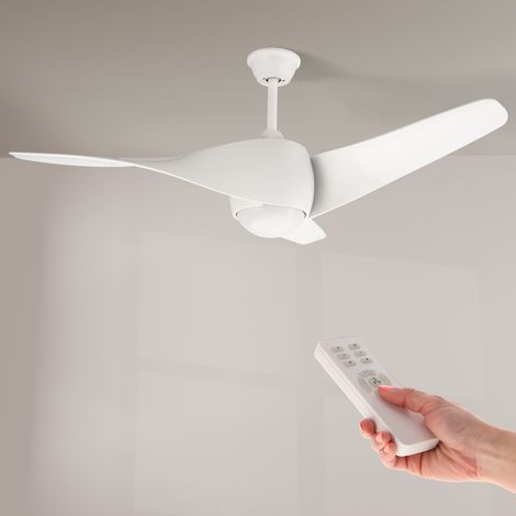 Ventilateur de Plafond LED Blanc Fanton CCT - Ledme - LM8080 (1/5)
