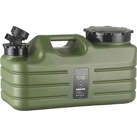 Réservoir d'eau portable de 18 L pour voiture, seau à eau étanche, distributeur d'eau grande capacité pour le camping et les voyages en voiture. (1/5)