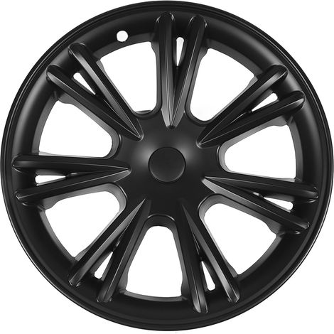 4Jantes Enjoliveurs 19 Pouces Anti-Rayures Style Sportif Compatibles Tesla Model Y 2020-2023 Noir Mat (1/5)