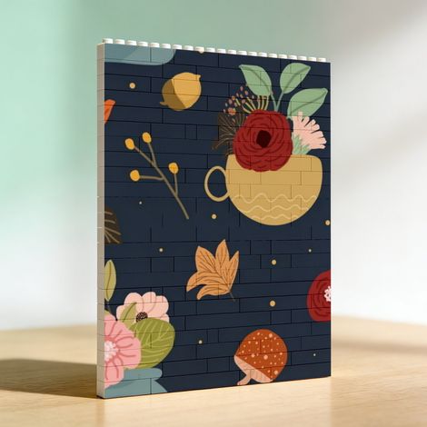 Cadre photo DIY en blocs de construction, beau cadeau pour elle et lui pour anniversaire (1/5)