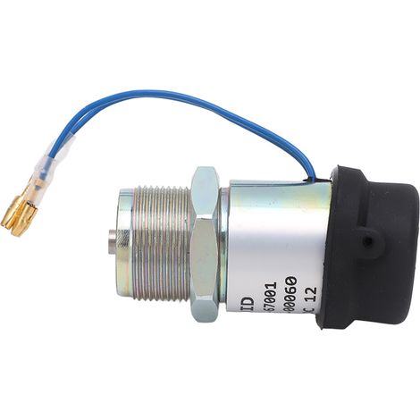 Électrovanne d'arrêt d'allumage pour pelle hydraulique, interrupteur d'arrêt d'allumage haute précision compatible avec Mitsubishi 30A87 00060 DC12V (1/5)
