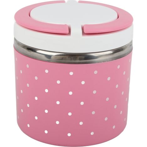 1-lagige Edelstahl-Isolier-Thermo-Lunchbox, Lebensmittelbehälter für warme Speisen (1/5)