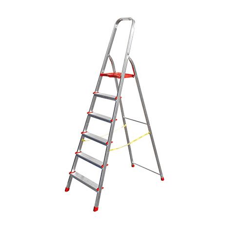 Haushaltsleiter aus Aluminium mit 7 Stufen – H. 1,54 m