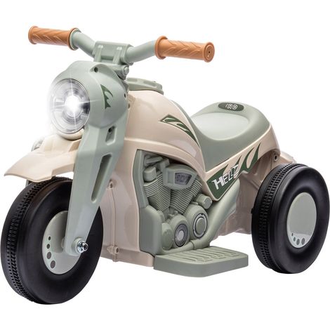 Kinder Elektro-Motorrad, 6V Kindermotorrad mit Musik, Blasen 2,5-3 km/h, für 2-5 Jahre Kinder