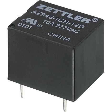 Zettler Electronics AZ943-1CH-12DE Relais pour circuits imprimés 12 V/DC 15 A 1 inverseur (RT) 1 pc( (1/5)