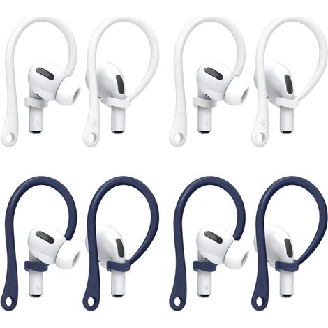 4 Paires Crochet Compatible avec AirPods, Crochet Oreille Airpods 4, Crochets d'oreille pour AirPods 3, AirPods 4, Accessoires de Maintien Sécurisés pour Activités Sportives, Parfaits pour Courir (1/5)