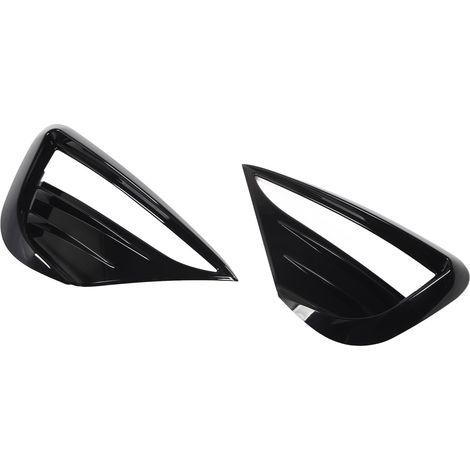 Lot de 2 caches antibrouillard avant noirs brillants pour Tesla Model Y (2019-2023) (1/5)