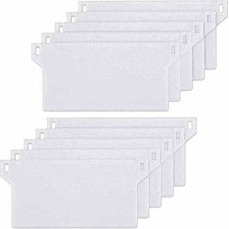 10pcs Plaque de Lestage Store Californien Poids Lest Stores Verticaux Plaque Lestage Store Lamelle Verticale 127mm Pièce Rechange Blanche (1/4)