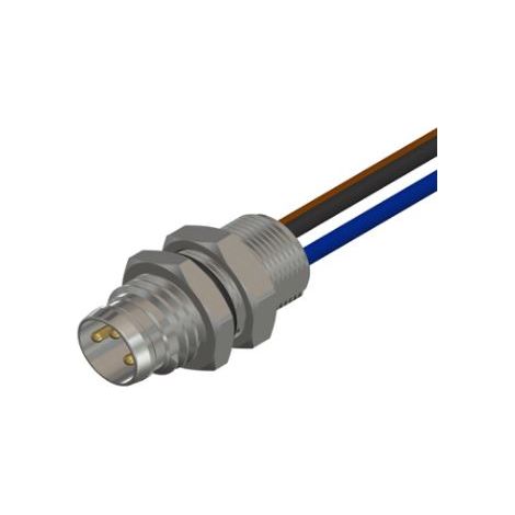 RS PRO, Prise femelle M8 Mâle Femelle, 500mm ( Prix pour 1 )