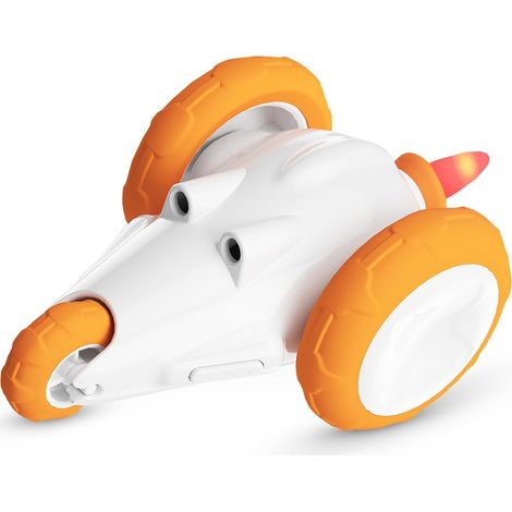 Jouet Interactif pour Chats, Jouet de Souris à Mouvement Automatique Intelligent Bionic avec Lumières LED, Jouet électrique à Détection Intelligente Rechargeable par USB pour Chat D'intérieur (1/5)