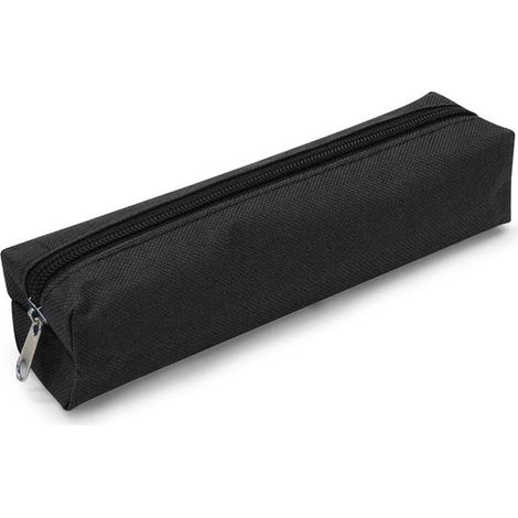 2 bolsas de almacenamiento textil, rectangulares, tamaño pequeño, 20 x 6 x 4 cm, color: negro (1/4)