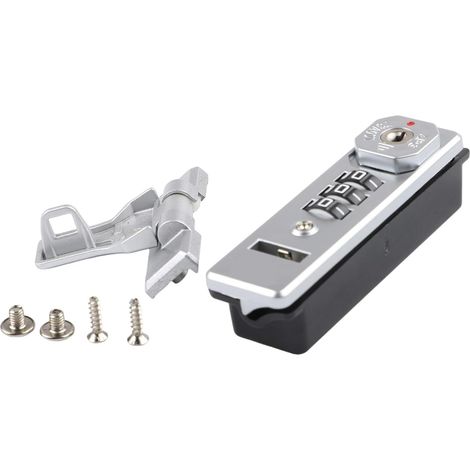 pour cadenas à Combinaison ABS 84mm Résistant aux Rayures pour(Silver Left) (1/5)