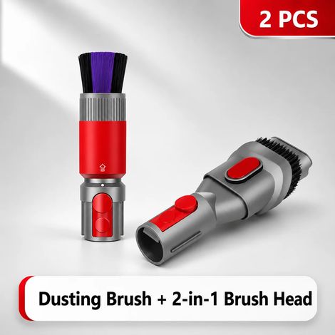 (ENSEMBLE D) Convient aux aspirateurs V7, V8, V10, V11 et V15. Accessoires inclus : kit de 11 pièces comprenant : brosse pour les recoins, support de tuyau et station d'accueil. (1/4)